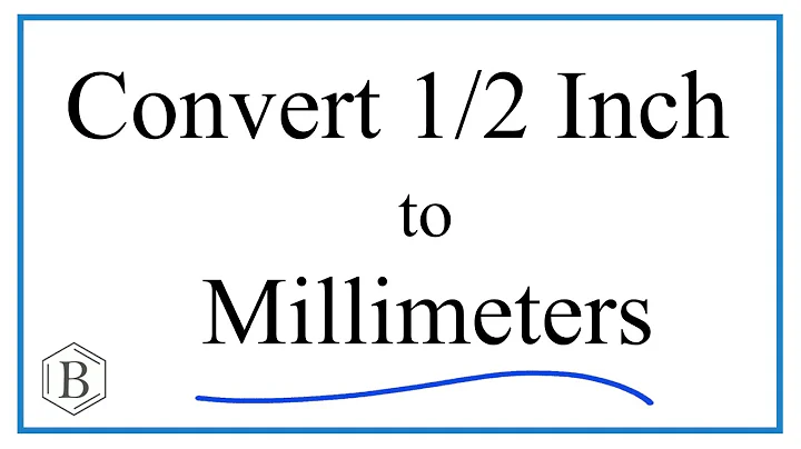 Convert 1/2 Inch to Millimeters