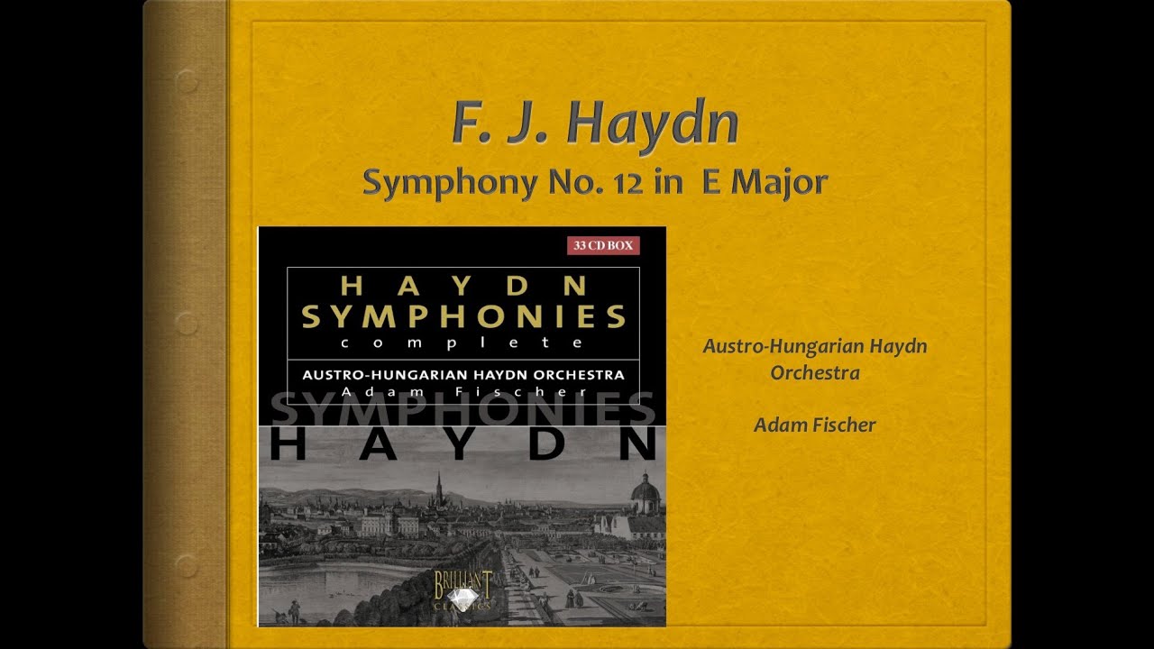 Haydn, Symphony 12 - Video Score - Adam Fischer - YouTube