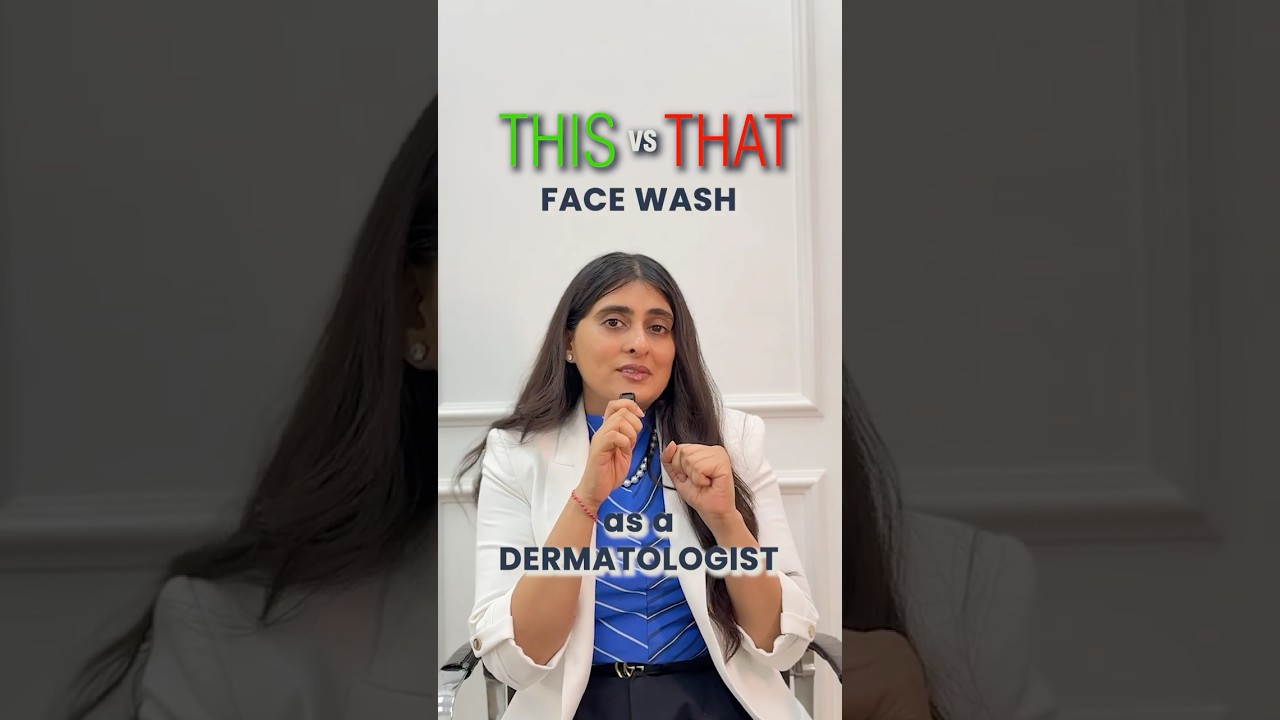 This or That Face Wash by a Dermatologist  #skincare #dermatologisttips