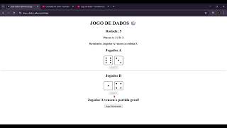 Jogo de dados - Frontend com Next.js