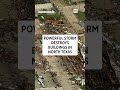 Powerful storm destroys buildings in North Texas