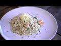 Risotto de mariscos aromatizado con ajo chilote | Plan V #15 | Recetas Virginia Demaria