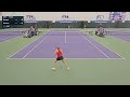 Ashton Bowers (AUB) vs. Anastasiia Gureva (UGA) from the 2026 ITA Indoor National Championships