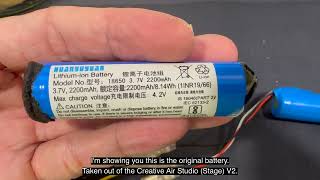 Bread Pete  Creative Stage Air V2 Soundbar  Battery Replacement   15 Nov 2025