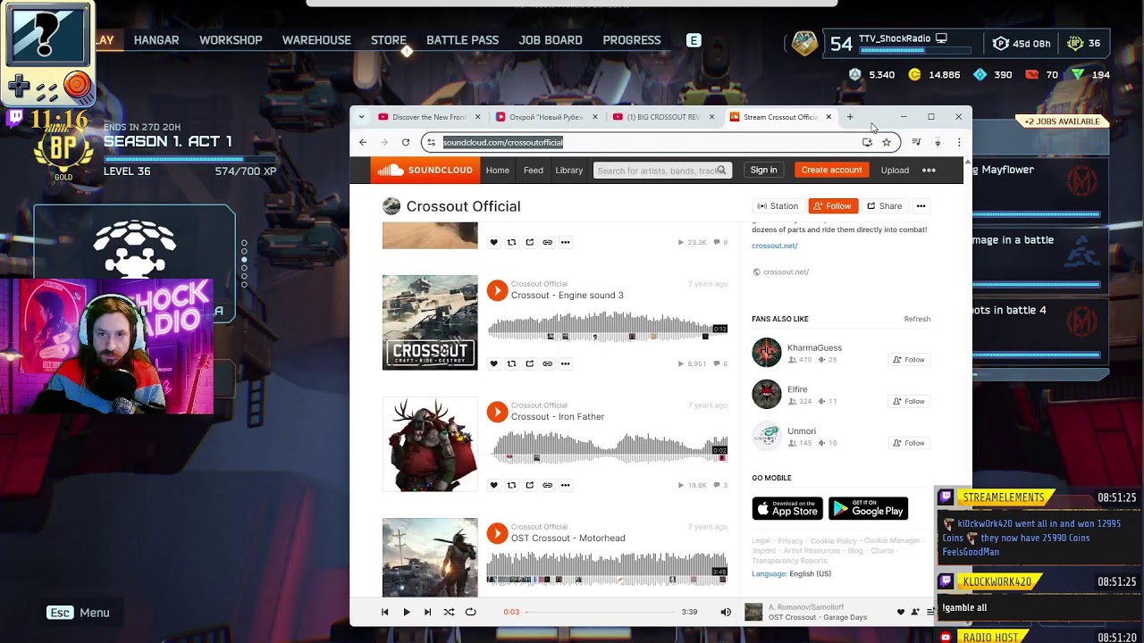 BIG CROSSOUT REVEAL | RU BattlePass Watch Party