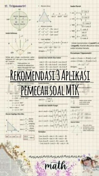 #Rekomendasi aplikasi pemecah soal#pemecahsoalmatematika#rekomendaiaplikasipemecahsoalmtk#Matematika