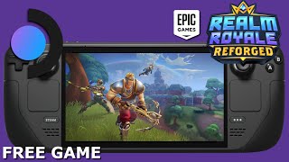 Steam Deck Gameplay - Realm Royale Reforged - Epic Games Store Free Game - Steam OS screenshot 3