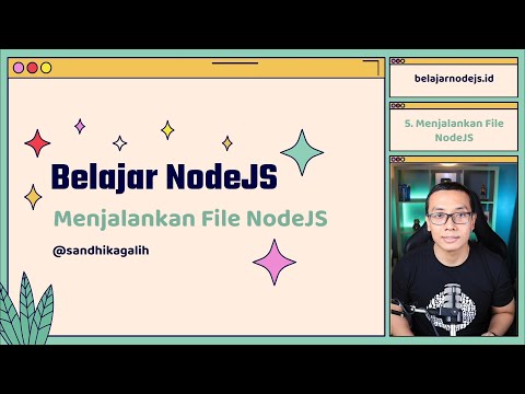 Video: Bagaimana cara menjalankan file node js di Terminal?