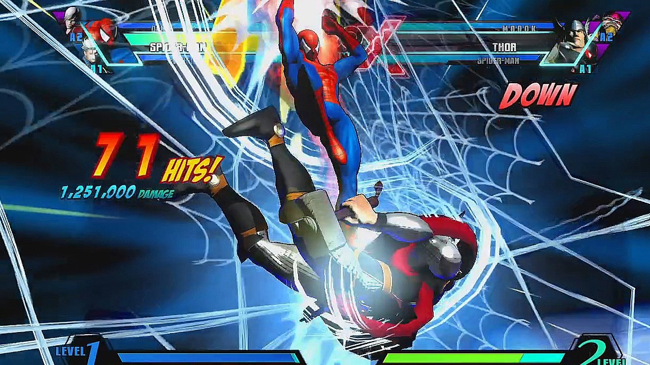 UMVC3 - SPIDER-MAN SOLO TOD COMBO! (NO X-FACTOR/NO COUNTER HIT/NO UWT RESET)