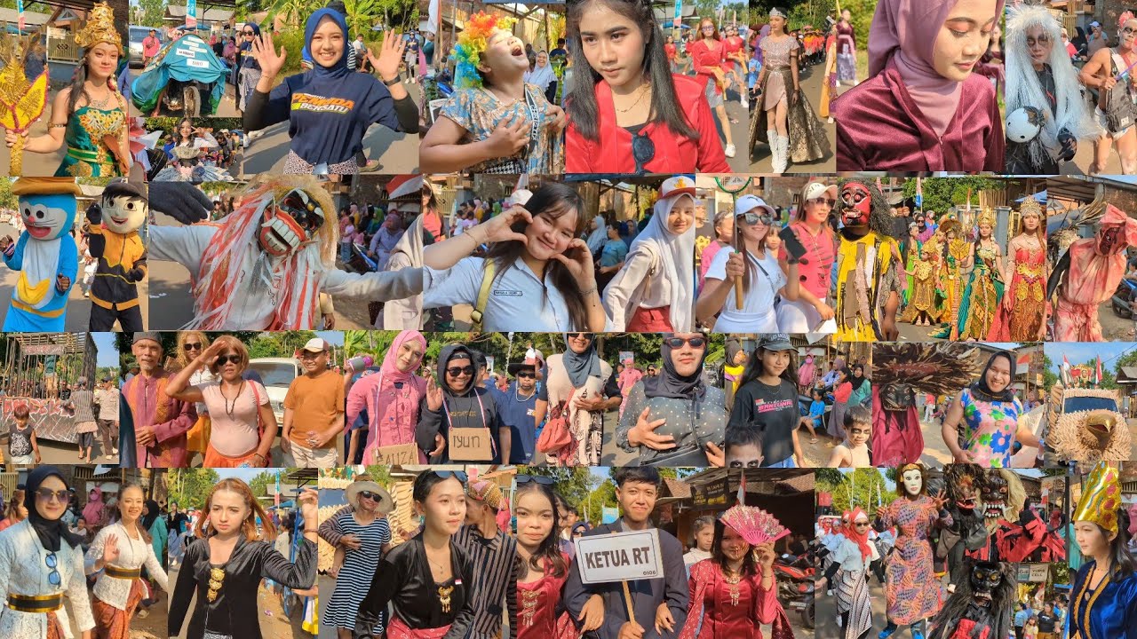 KARNAVAL HUT RI KE 79 SE DESA SROBYONG MLONGGO JEPARA 2024 TERBARU