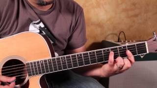 Video thumbnail of "How to Play Harvest Moon by Neil Young  acoustic guitar songs - tutorial"