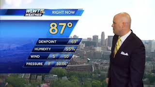 Partly cloudy skies for Mondays eclipse
