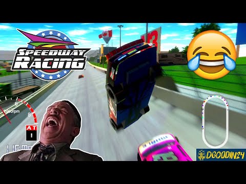 The FUNNNIEST Racing Game I Have EVER Played - Speedway Racing - Nintendo Switch