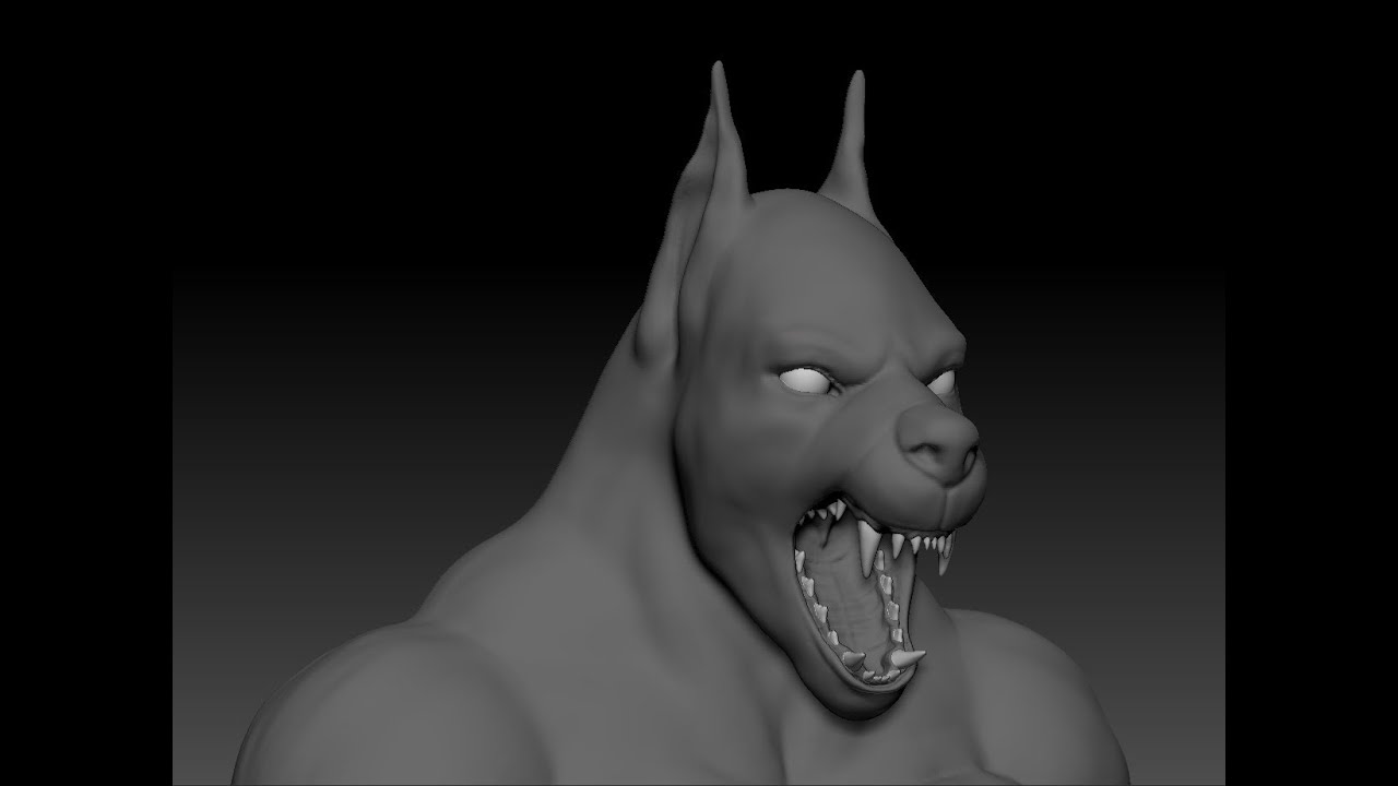 Man To Werewolf Final Concept Zbrush