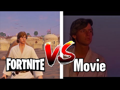 Fortnite vs Star Wars Movie (Binary Sunset…￼ Scene) ￼￼