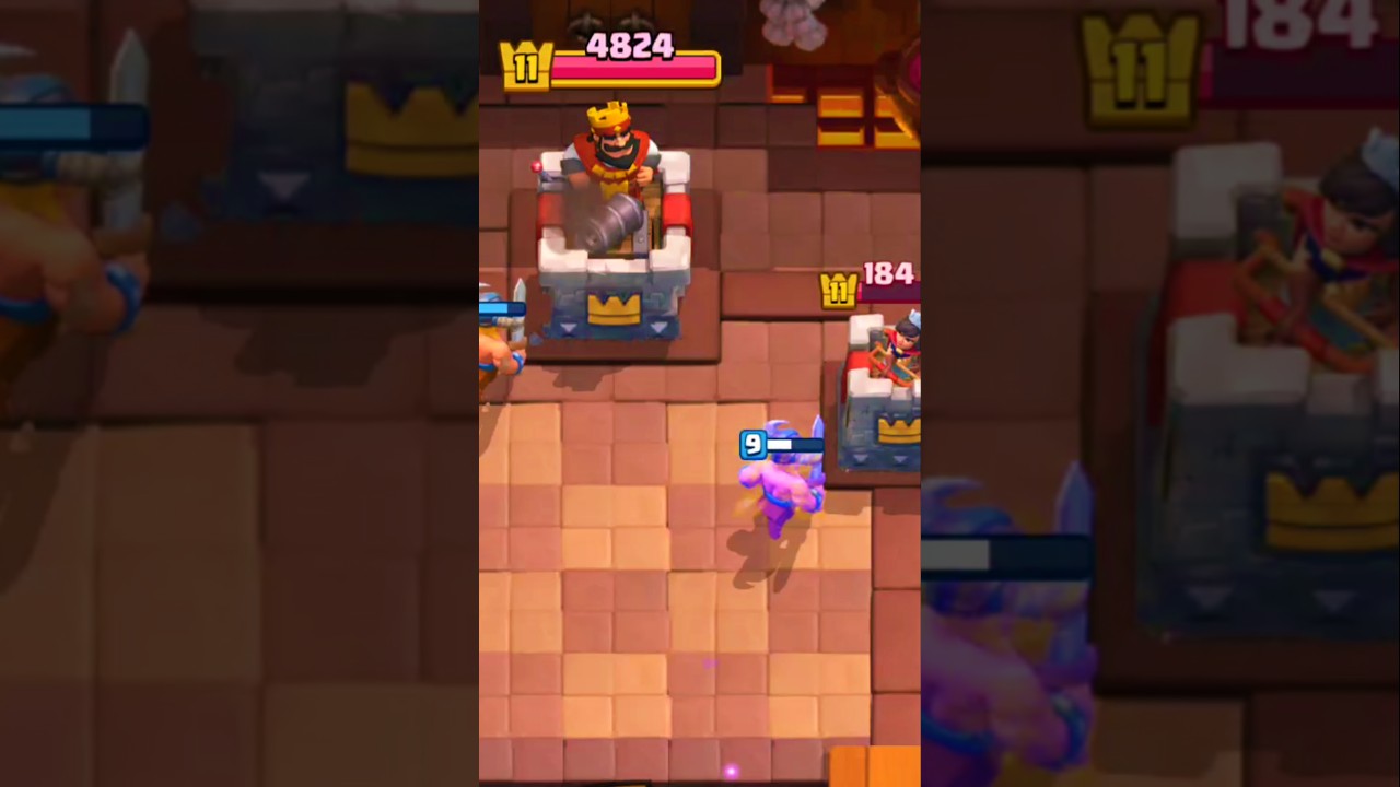 Highlights of W Barbarian💀💣 #barbarian #clashroyale