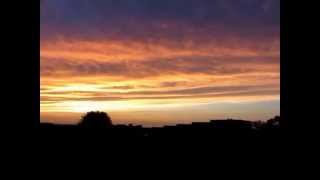Superstorm Hurricane Sandy Clouds Over Madison Wisconsin