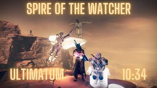 Spire of the Watcher ULTIMATUM in 10:34 (No OOB/SKIP) @derekisbad