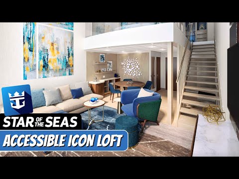 Star of the Seas Accessible Icon Loft Suite walkthrough tour