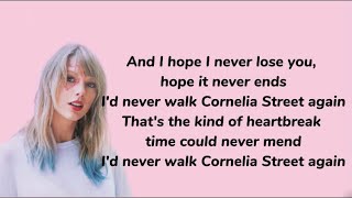 Taylor Swift - Cornelia Street (Lyrics)