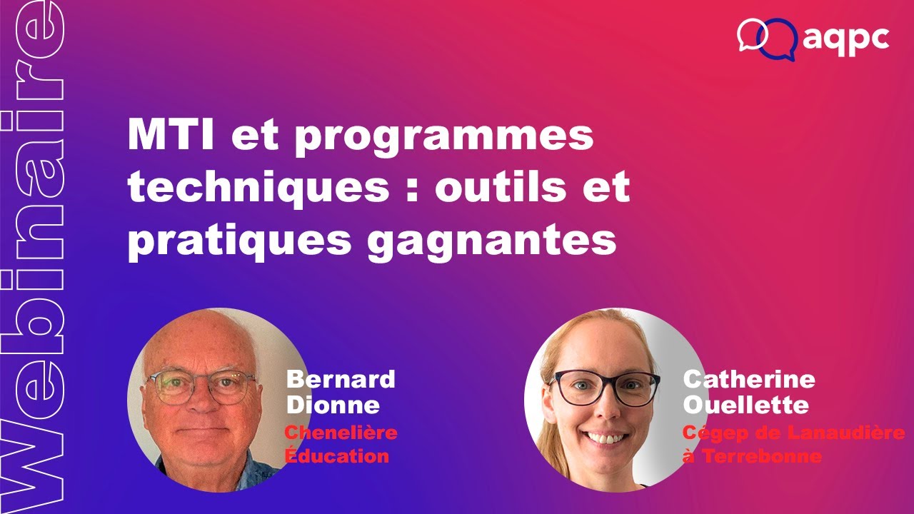 MTI et programmes techniques: outils et pratiques gagnantes - YouTube