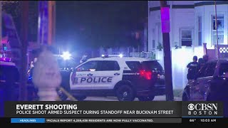 Police Shoot Armed Suspect At Everett Apartment Building