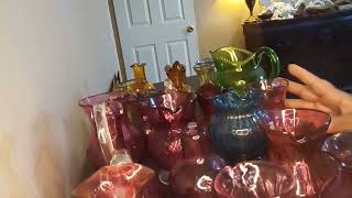 GREAT AUCTION HAUL OF BLOWN GLASS