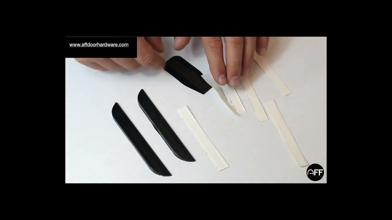 NO-HA MINI CONCEALED DOOR HANDLE - INSTALLATION INSTRUCTION