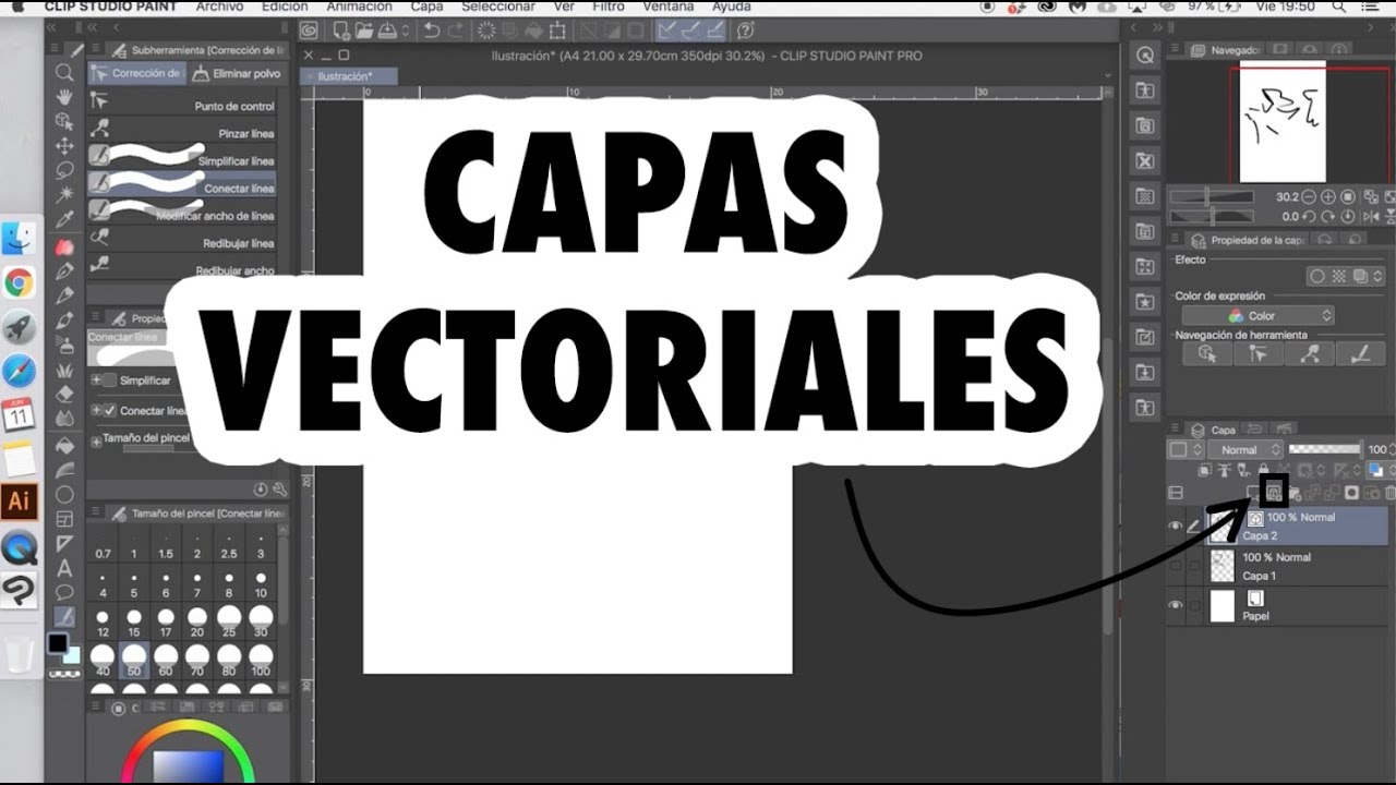 Clip Studio Paint CÓMO USAR LAS LÍNEAS VECTORIALES Aprende a