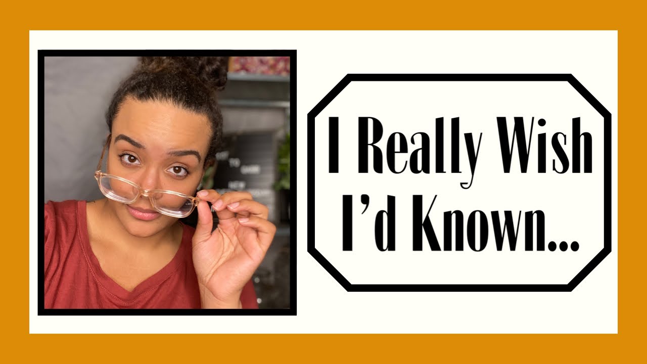Things I Wish I Knew Before Starting On Youtube - YouTube
