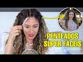 5 PENTEADOS PARA CABELO CACHEADO *RÁPIDOS E FÁCEIS*