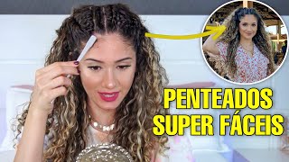 5 PENTEADOS PARA CABELO CACHEADO *RÁPIDOS E FÁCEIS* - thptnganamst.edu.vn