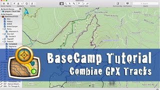 How to combine GPX tracks in Garmin BaseCamp