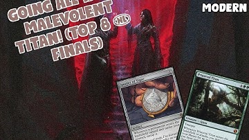 Going All-In on Malevolent Titan! (Top 8 & Finals) | Rumble Amulet | Modern Challenge | MTGO