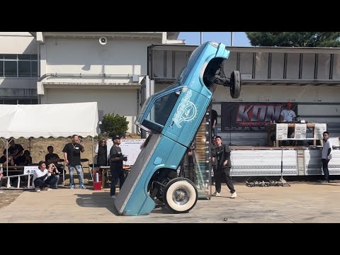 Lowrider Cars Truck Hopping Bouncing in Japan ローライダー
