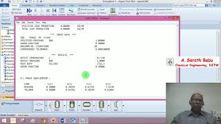 Lecture 16: Simulation of a Flash Column in Aspen