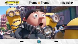 Minions Gru Chase | Illumination Animation Analysis #agorastudio #framebyframe #minions