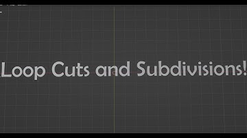 A Guide To Loop Cuts And Subdividing In Blender! | Blender Basics