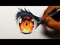 How To Draw Anime Eyes ( Simple Drawing tools)