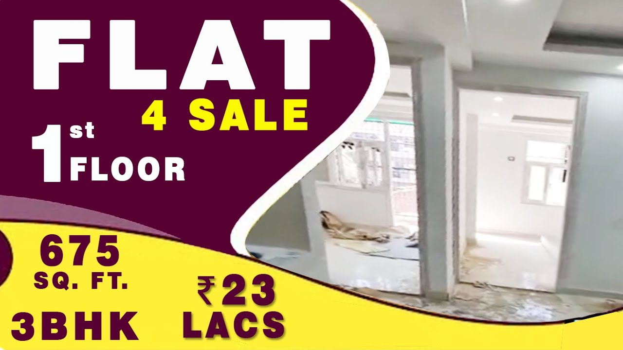 Flat for Sale in Jaitpur, New Delhi, 675 Sq. Ft., 1st Floor, 3BHK