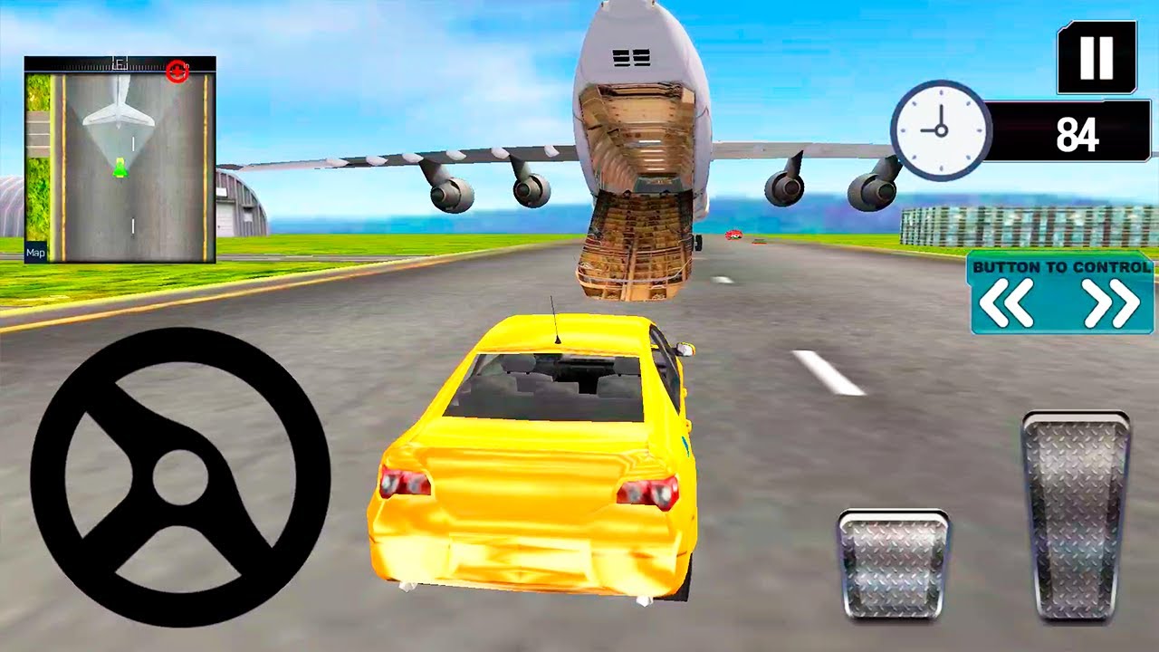Modern Car Transporter Plane Simulator 2022 - Cargo Cars Racing in Aeroplane | Android Gameplay