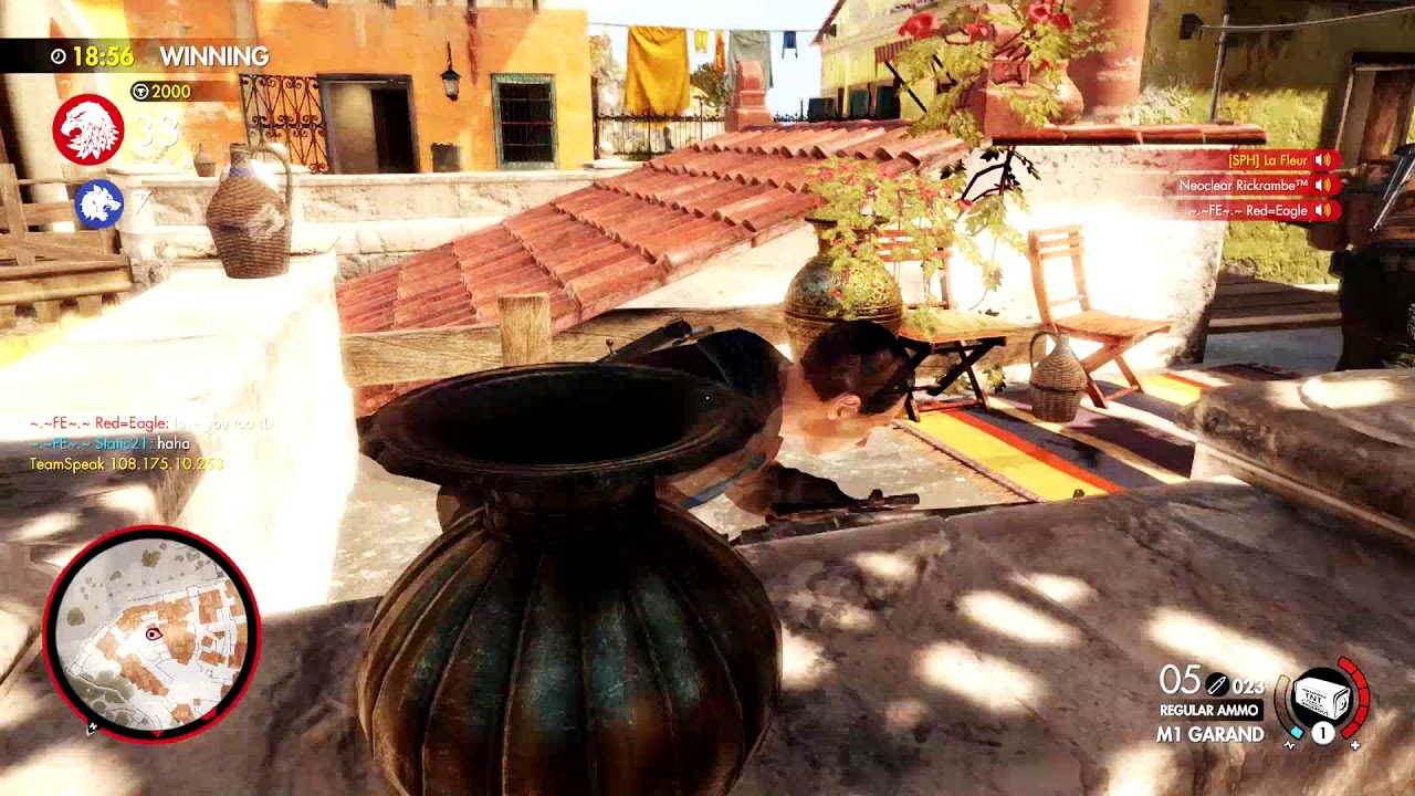 Sniper Elite 4 Funny moments feat Red Eagle