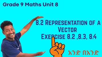 Grade 9 Maths Unit 8: 8.2 Representation of a Vector & Exercise 8.2 ,8.3, & 8.4 | Saquama