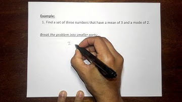 Problem Solving Mean Median Mode
