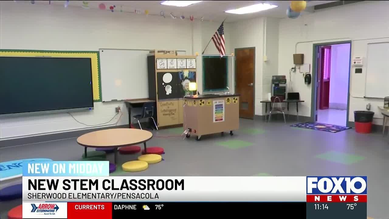 New STEM classroom for Sherwood Elementary students in Pensacola