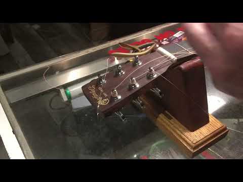 How to remove strings installed with a luthier's knot