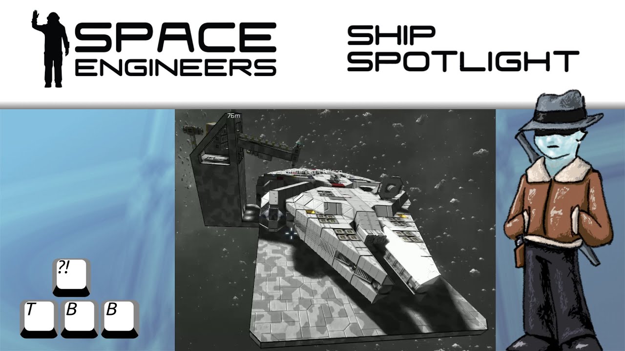 Space Engineers Ship Spotlight - Millennium Falcon - YouTube