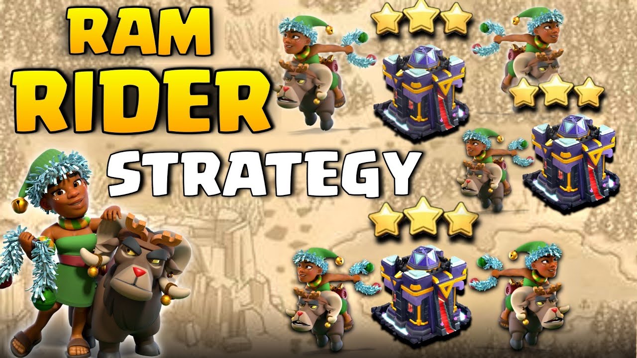 Ram Riders Text RAM Rider Very Easy Attack Strategy for Th15 ! th15 new troop attack ...