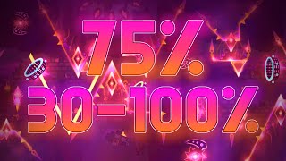 Ouroboros 75%, 30-100% (Progress #1) | Geometry Dash