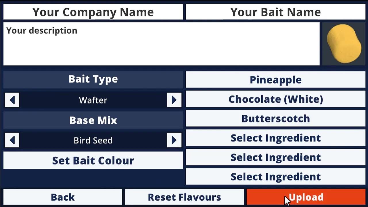 Create A Bait for Carp Fishing Simulator Tutorial YouTube